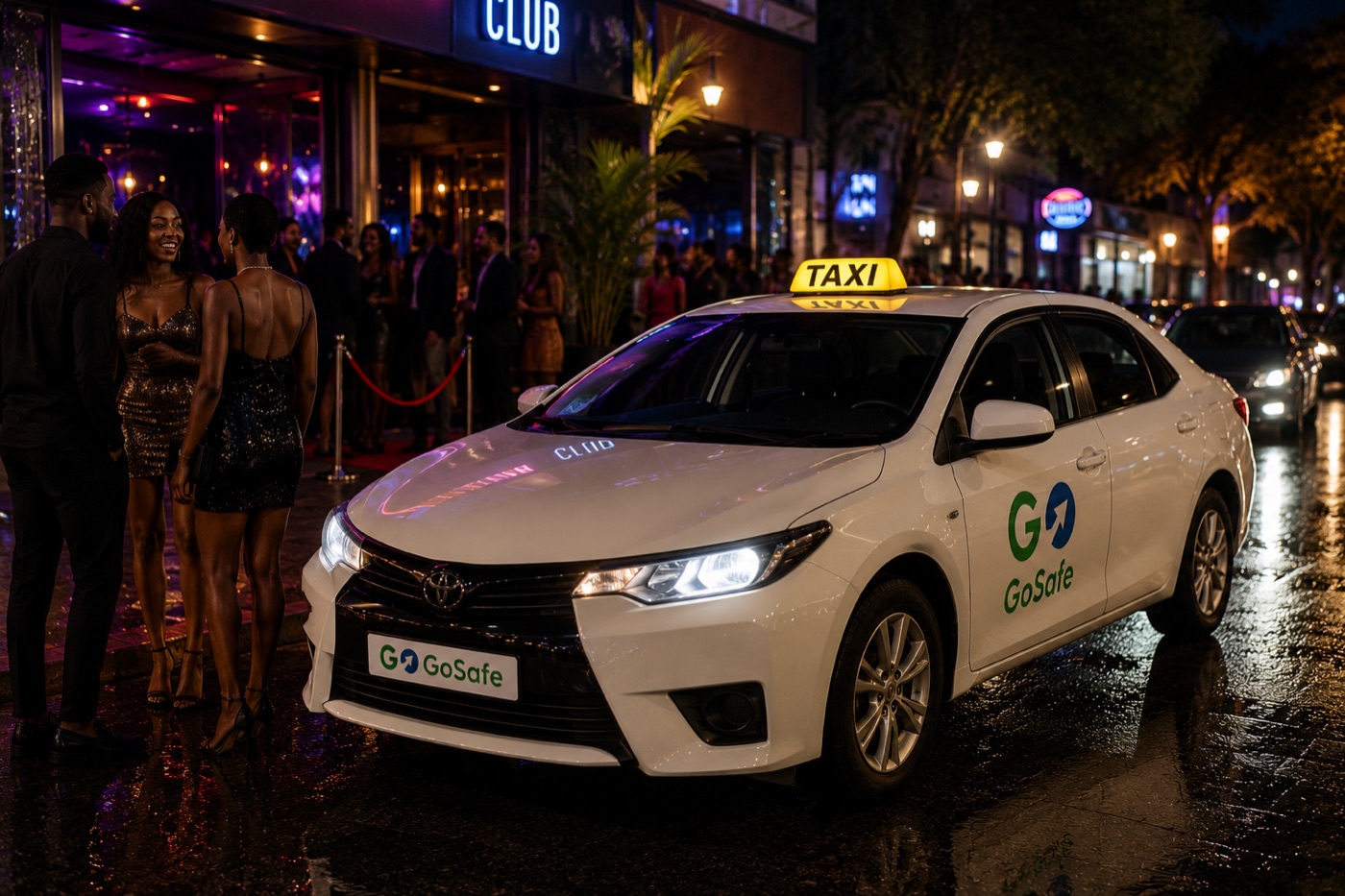 GoSafe night club drop off and pickup